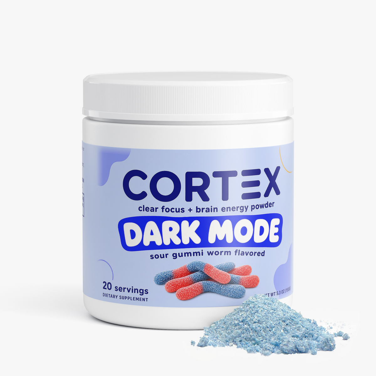 Cortex Focus Powder - Sour Gummi Worm